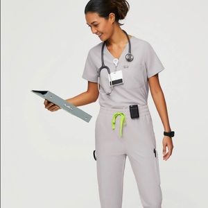 FIGS High waisted Yola Skinny Scrub Pants -